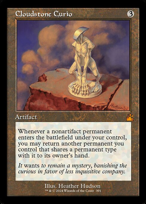 Whenever a nonartifact permanent enters the battlefield under your control, you may return another permanent you control that shares a permanent type with it to its owner's hand.