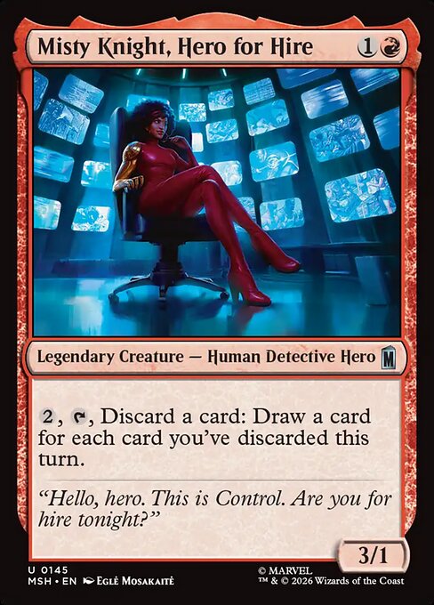 Misty Knight, Hero for Hire (Foil)