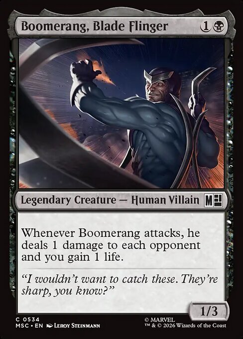 Boomerang, Blade Flinger (Foil)