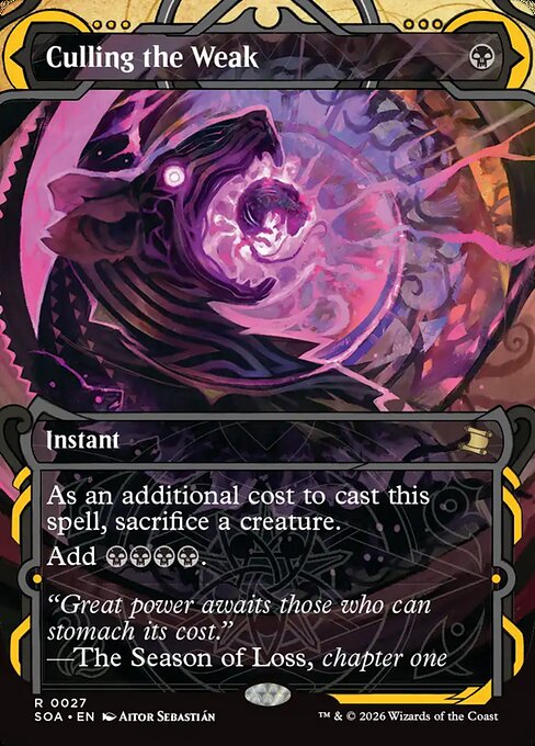 Culling the Weak (Foil)
