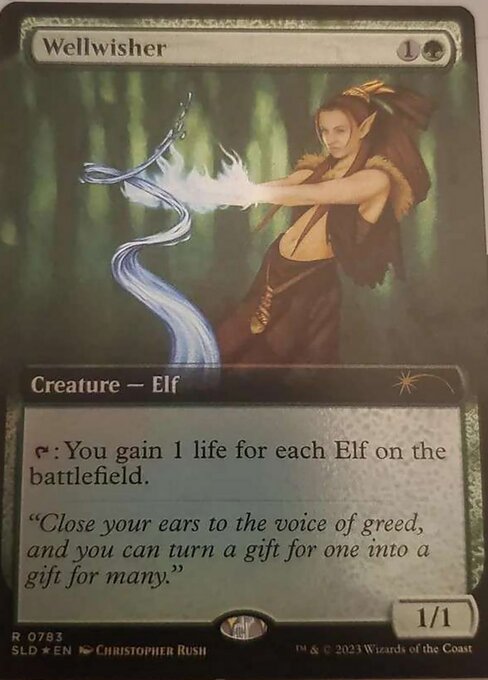 {T}: You gain 1 life for each Elf on the battlefield.