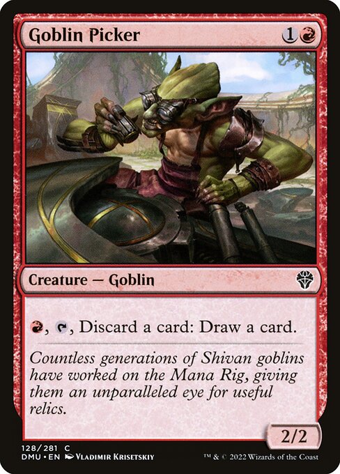 {R}, {T}, Discard a card: Draw a card.