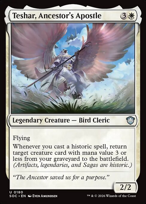 Teshar, Ancestor's Apostle (Foil)