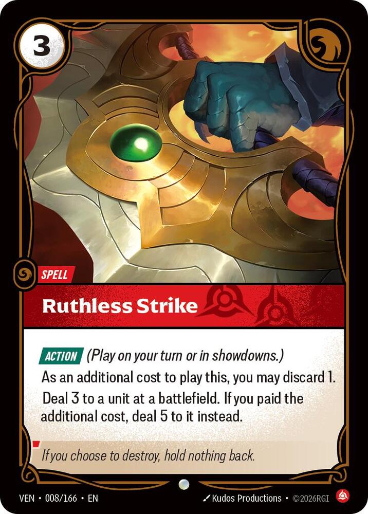 Ruthless Strike (Foil)