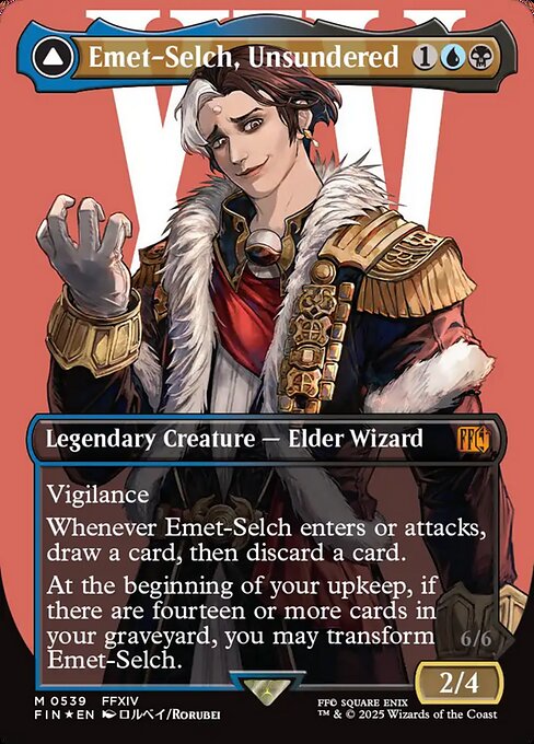 Emet-Selch, Unsundered // Hades, Sorcerer of Eld (Foil)