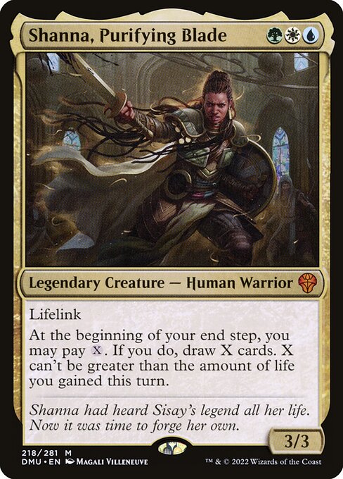 Lifelink
At the beginning of your end step, you may pay {X}. If you do, draw X cards. X can't be greater than the amount of life you gained this turn.