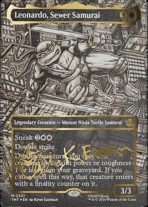 Leonardo, Sewer Samurai (Foil)