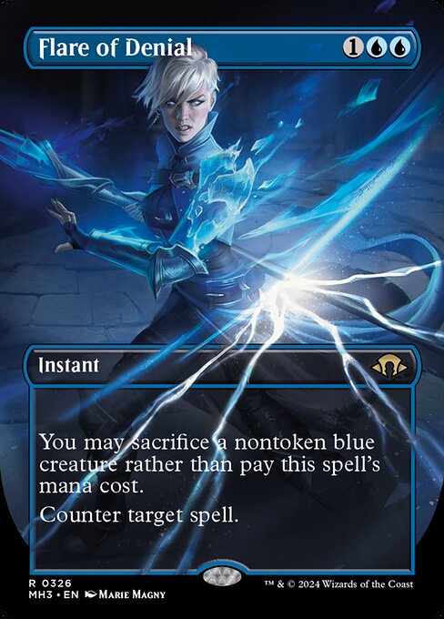 You may sacrifice a nontoken blue creature rather than pay this spell's mana cost.
Counter target spell.