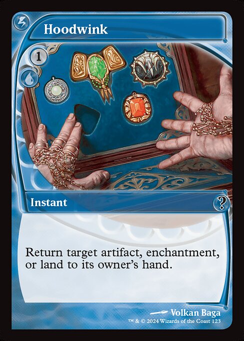 Return target artifact, enchantment, or land to its owner's hand.