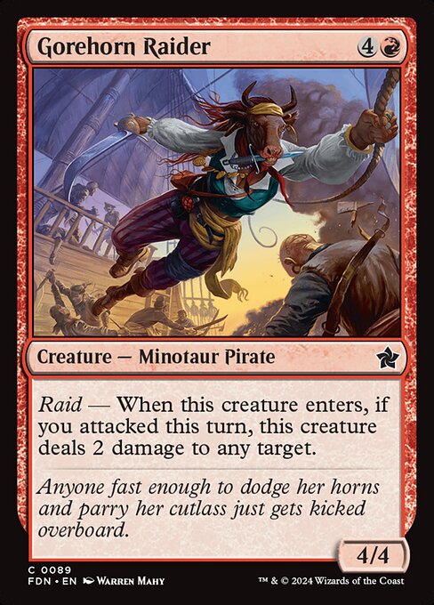 Raid — When this creature enters, if you attacked this turn, this creature deals 2 damage to any target.