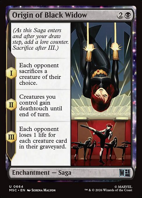 Origin of Black Widow (Foil)