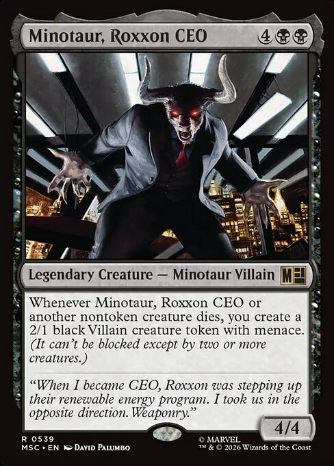 Minotaur, Roxxon CEO (Foil)