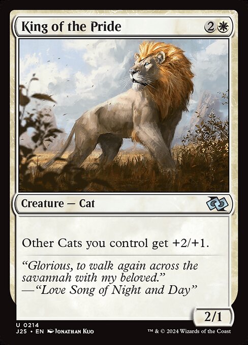 Other Cats you control get +2/+1.