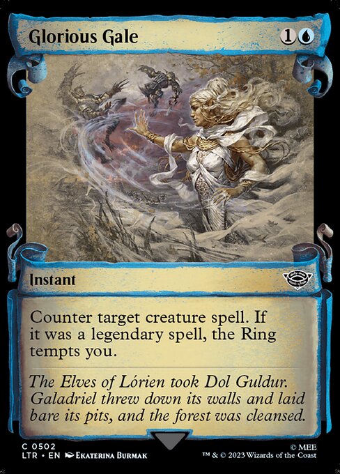 Counter target creature spell. If it was a legendary spell, the Ring tempts you.