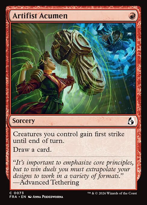 Artifist Acumen (Foil)