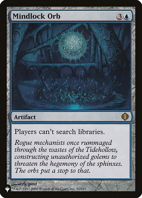 Players can't search libraries.