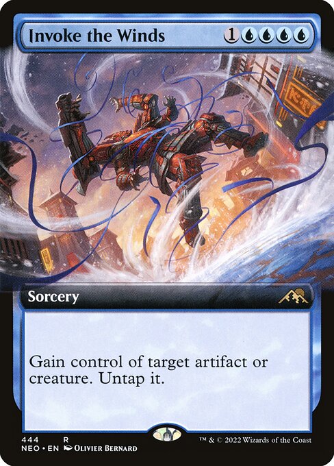 Gain control of target artifact or creature. Untap it.