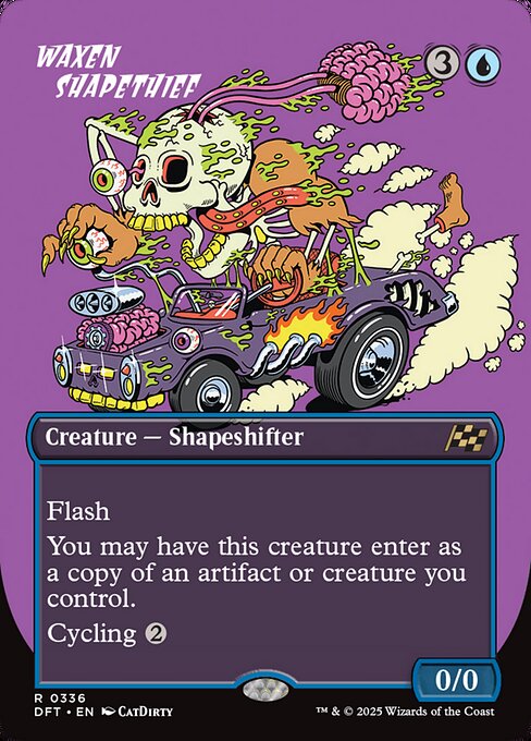 Flash
You may have this creature enter as a copy of an artifact or creature you control.
Cycling {2} ({2}, Discard this card: Draw a card.)