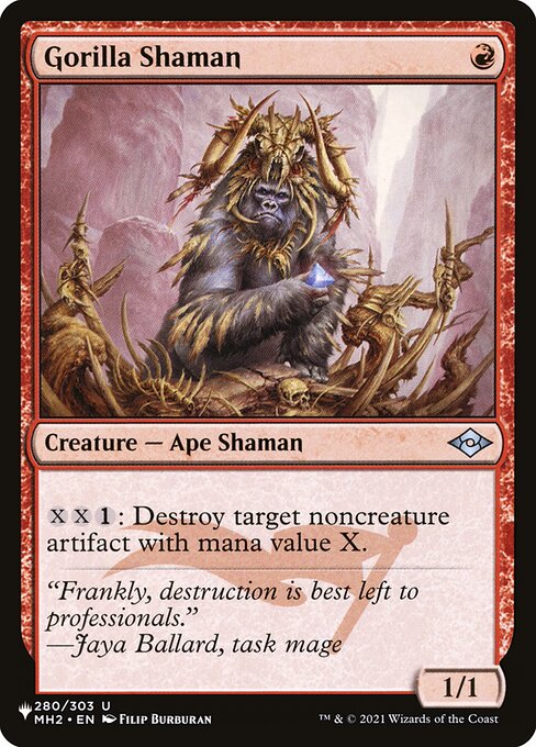 {X}{X}{1}: Destroy target noncreature artifact with mana value X.