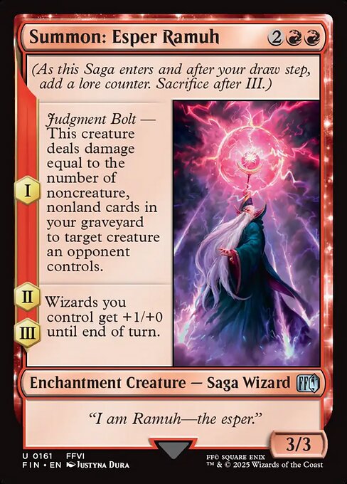 Summon: Esper Ramuh (Foil)