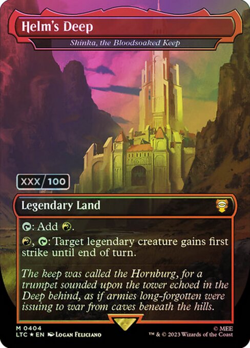 {T}: Add {R}.
{R}, {T}: Target legendary creature gains first strike until end of turn.