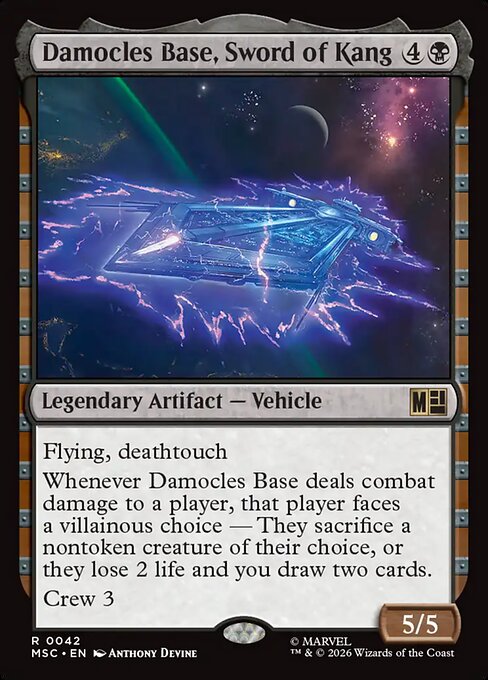 Damocles Base, Sword of Kang (Foil)