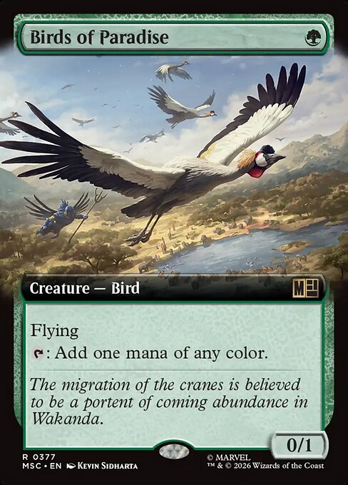 Birds of Paradise (Foil)