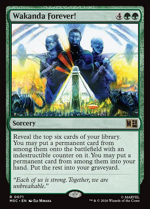 Wakanda Forever! (Foil)