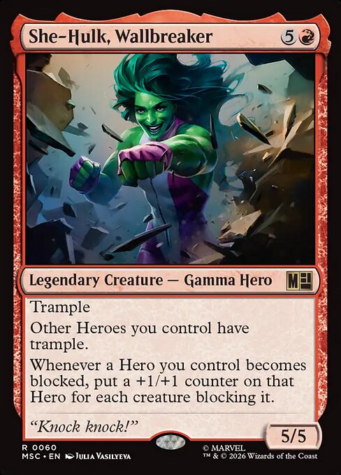 She-Hulk, Wallbreaker (Foil)