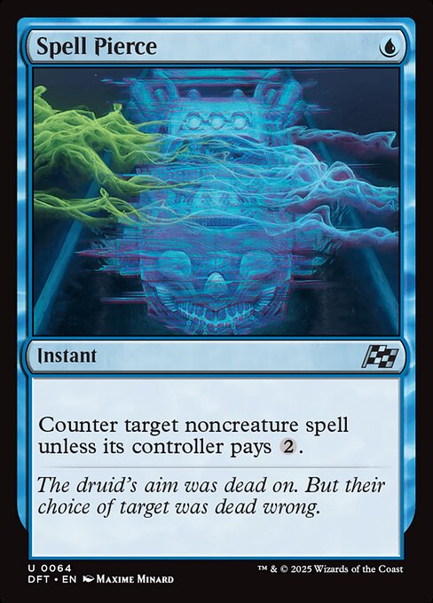 Counter target noncreature spell unless its controller pays {2}.