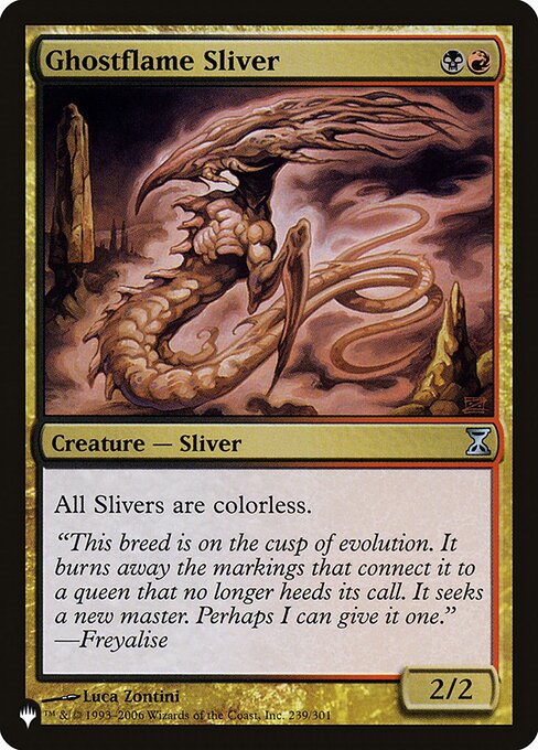All Slivers are colorless.