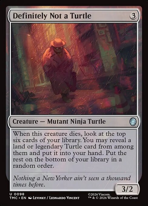Definitely Not a Turtle (Foil)