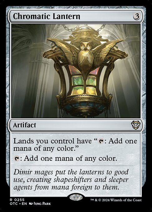 Lands you control have "{T}: Add one mana of any color."
{T}: Add one mana of any color.