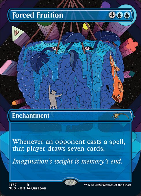 Whenever an opponent casts a spell, that player draws seven cards.