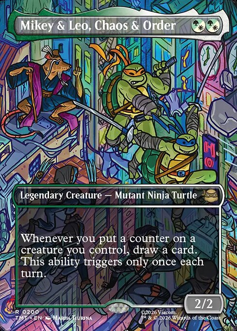 Mikey & Leo, Chaos & Order (Foil)