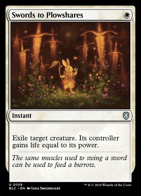 Exile target creature. Its controller gains life equal to its power.