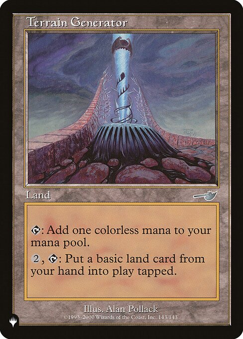 {T}: Add {C}.
{2}, {T}: You may put a basic land card from your hand onto the battlefield tapped.