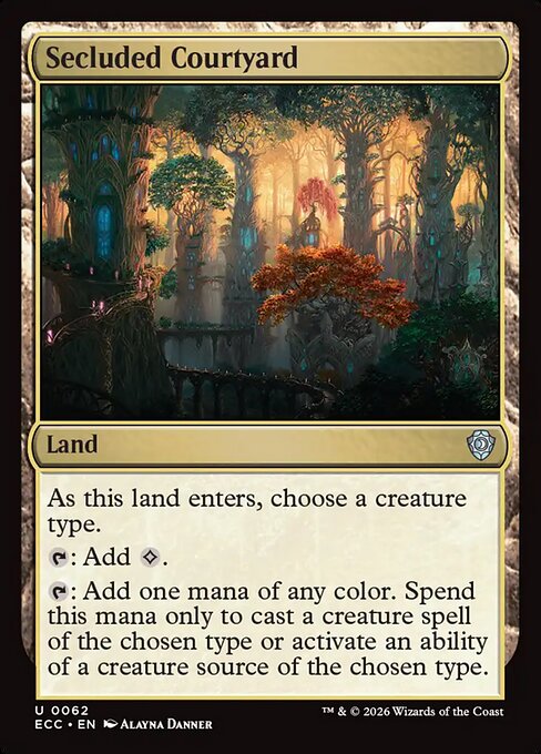 Secluded Courtyard (Foil)