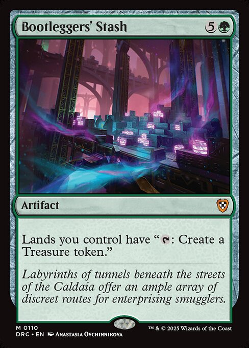 Lands you control have "{T}: Create a Treasure token."