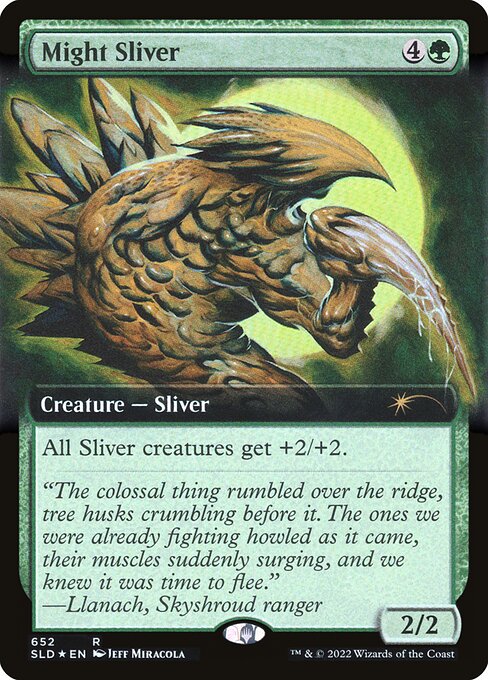 All Sliver creatures get +2/+2.