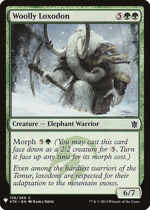 Morph {5}{G} (You may cast this card face down as a 2/2 creature for {3}. Turn it face up any time for its morph cost.)