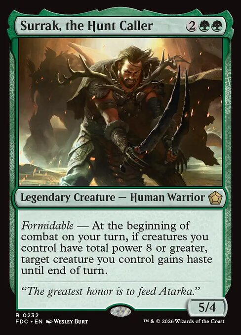 Surrak, the Hunt Caller (Foil)