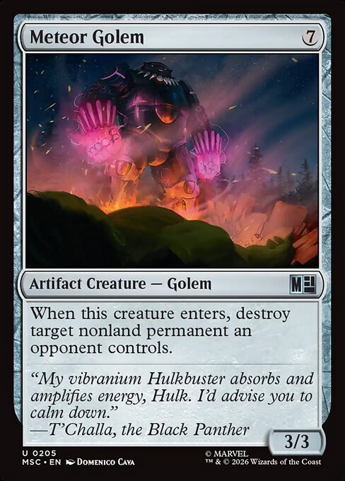 Meteor Golem (Foil)
