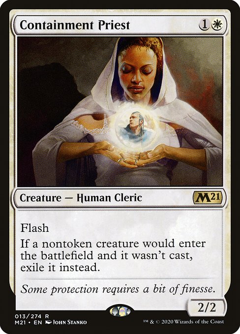 Flash
If a nontoken creature would enter the battlefield and it wasn't cast, exile it instead.