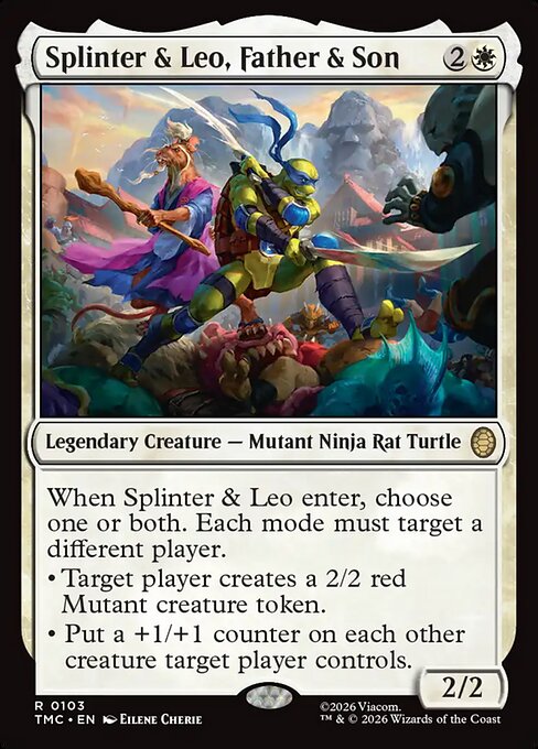 Splinter & Leo, Father & Son (Foil)