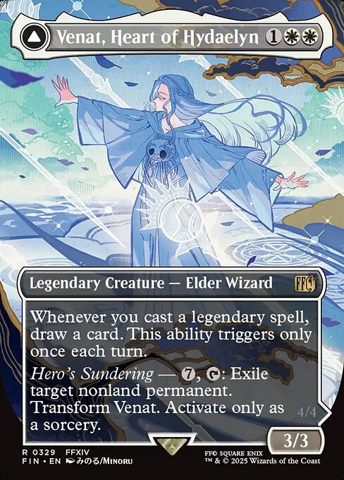 Venat, Heart of Hydaelyn // Hydaelyn, the Mothercrystal (Foil)