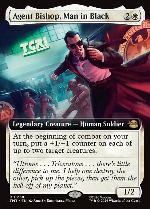Agent Bishop, Man in Black (Foil)