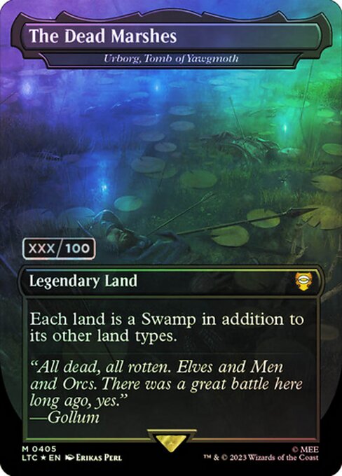 Each land is a Swamp in addition to its other land types.