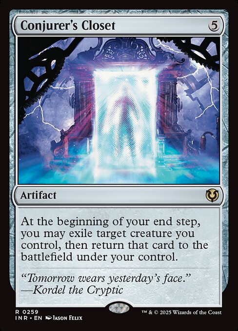 At the beginning of your end step, you may exile target creature you control, then return that card to the battlefield under your control.