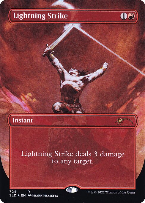 Lightning Strike deals 3 damage to any target.